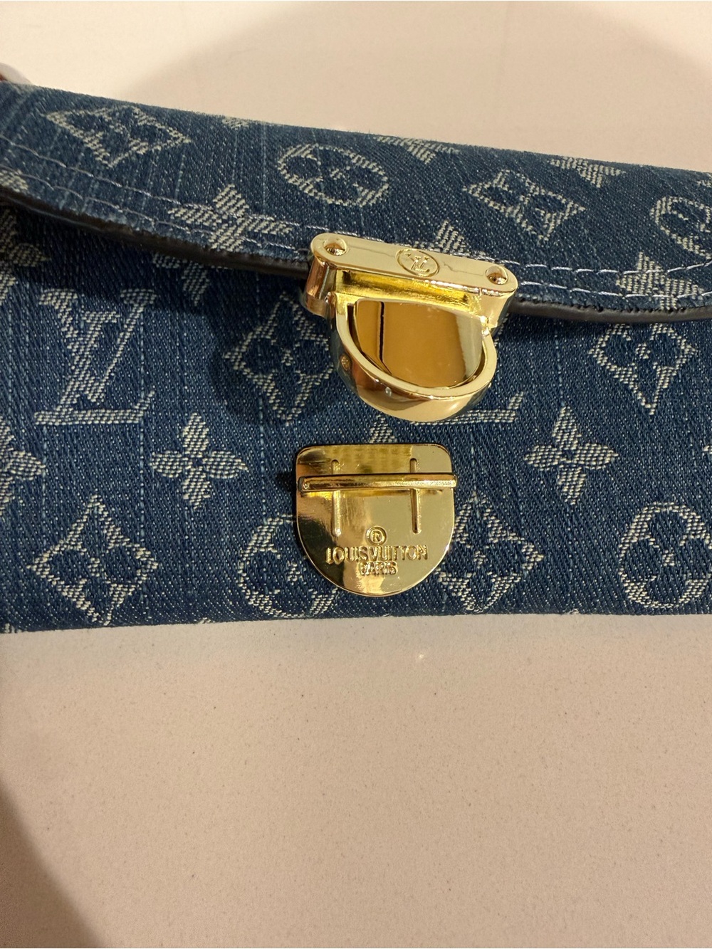 Denim Monogram Wallet - Picture 4 of 5